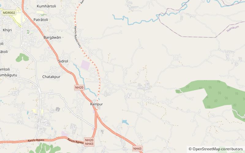 basilica of the divine motherhood of our lady ranchi location map