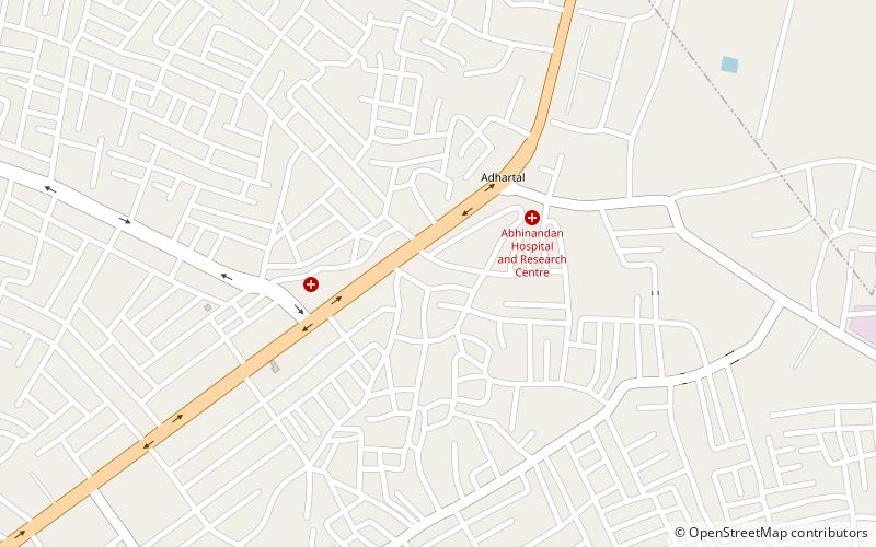 adhartal jabalpur location map