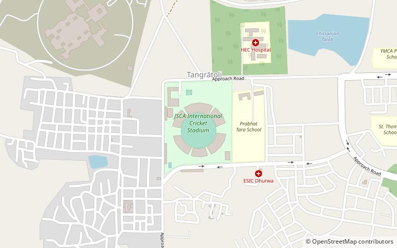 JSCA International Stadium Complex location map
