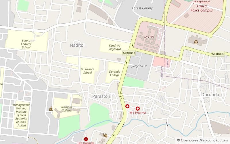 Doranda College location map