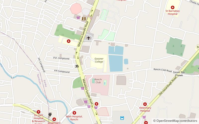 gossner college ranchi location map