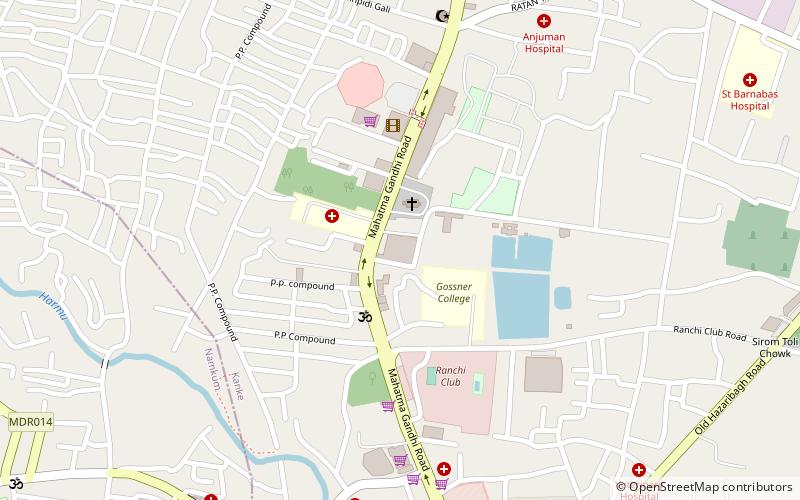 roshpa tower ranchi location map