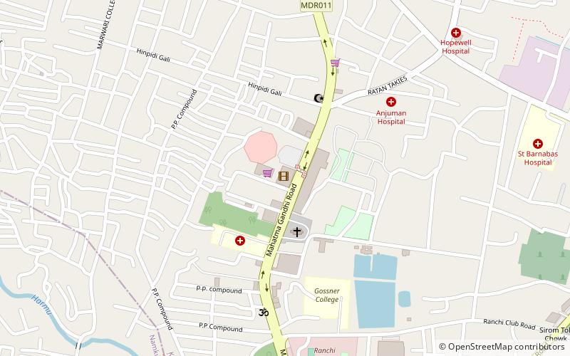 jd hi street mall ranchi location map