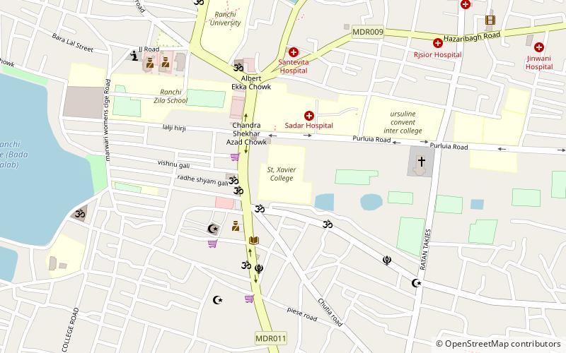 St location map