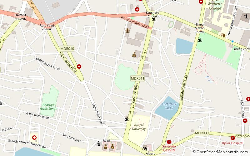 Jaipal Singh Stadium location map