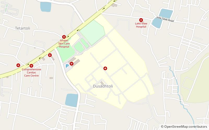 Rajendra Institute of Medical Sciences location map