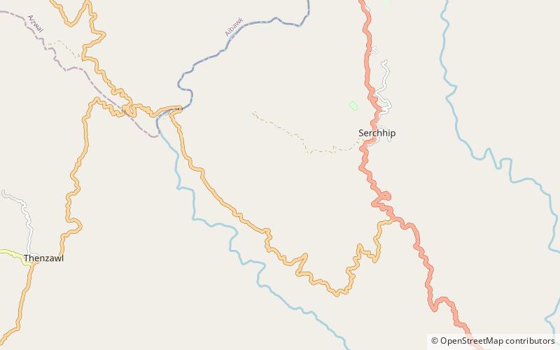 Serchhip location map