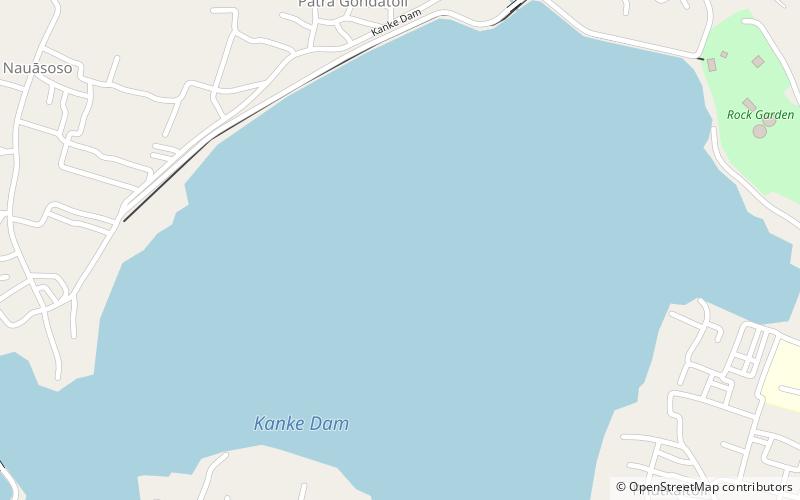 kanke dam ranchi location map