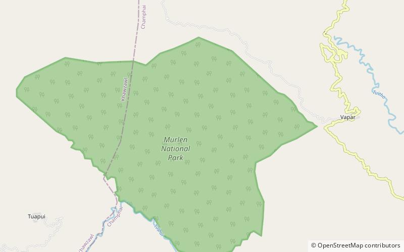 Parque nacional de Murlen location map