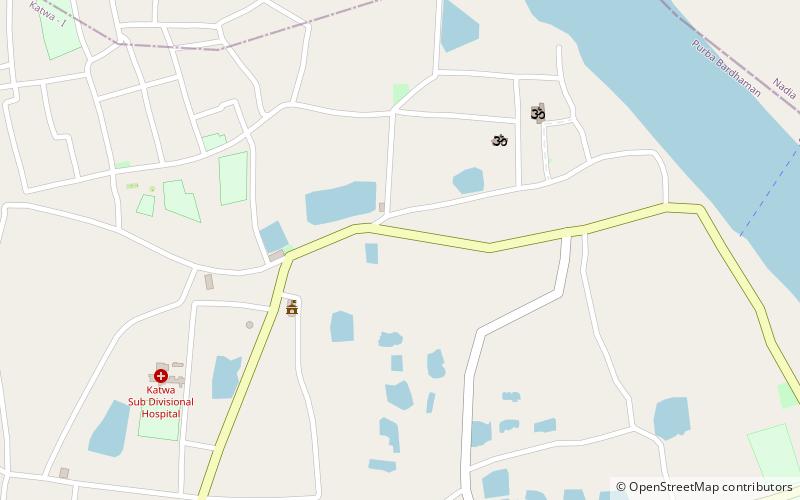 Katwa location map