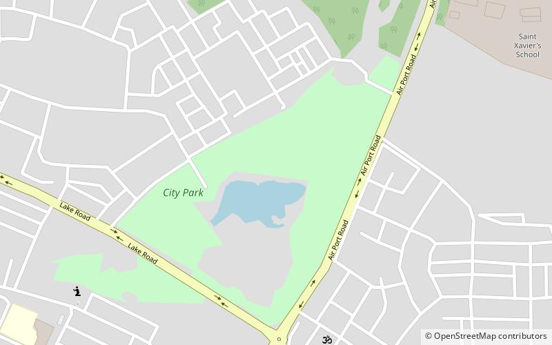 city park bokaro steel city location map