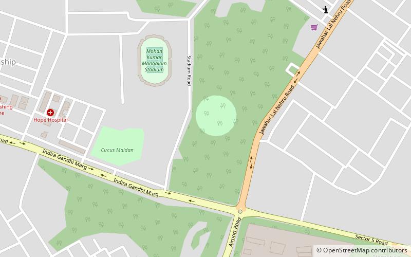 senapati cricket stadium bokaro steel city location map