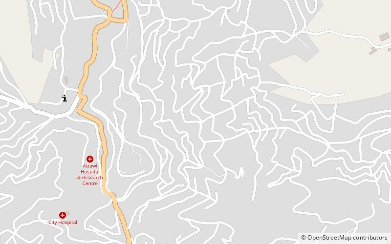 Mizoram Presbyterian Church Synod location map