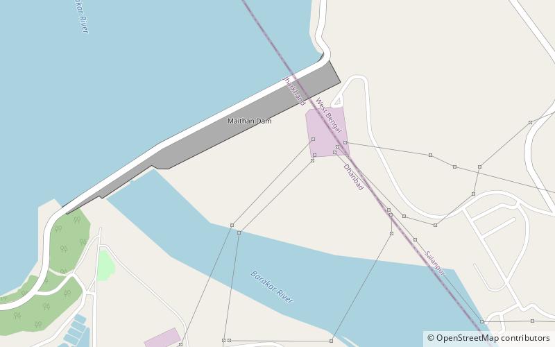 Maithon location map