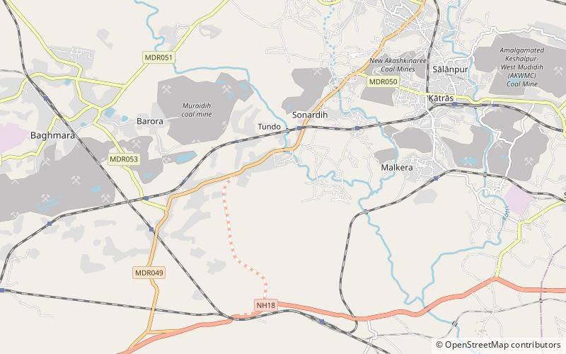 kailudih dhanbad location map