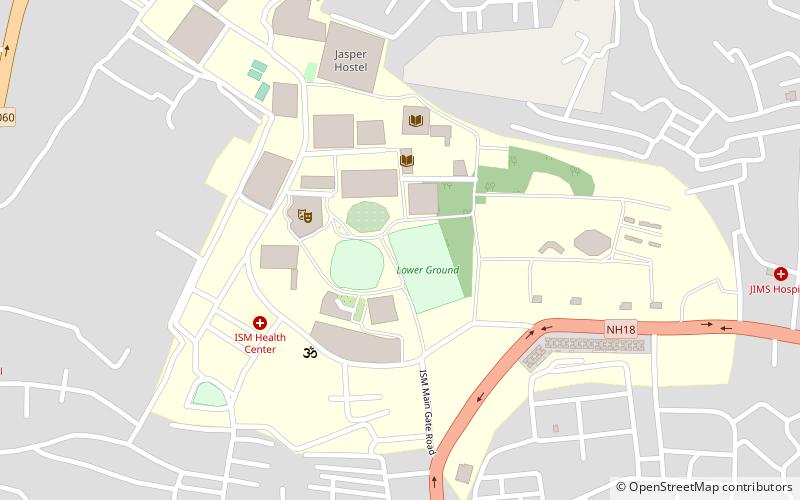 indian institute of technology dhanbad location map