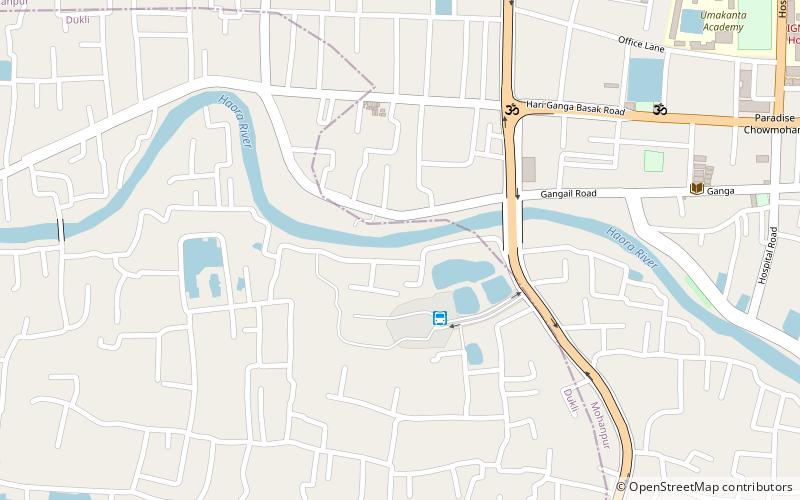 Agartala flyover location map