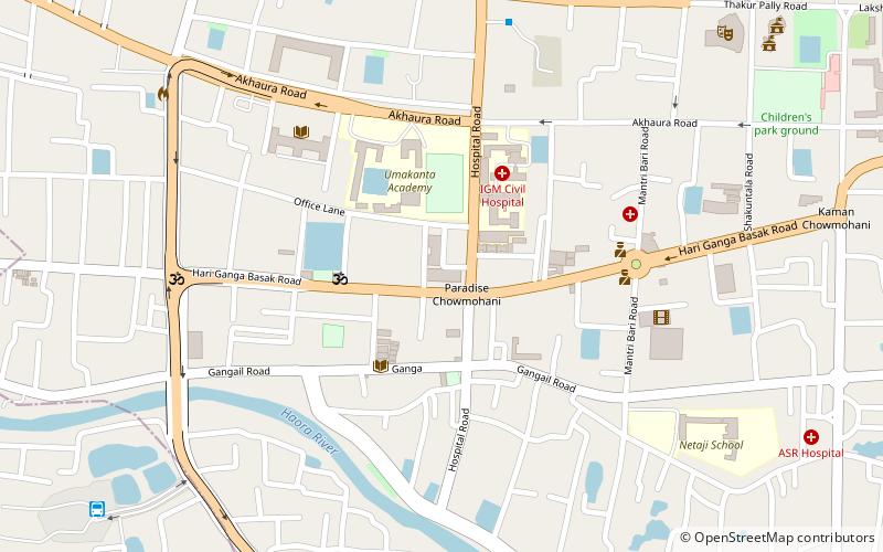agartala city centre location map