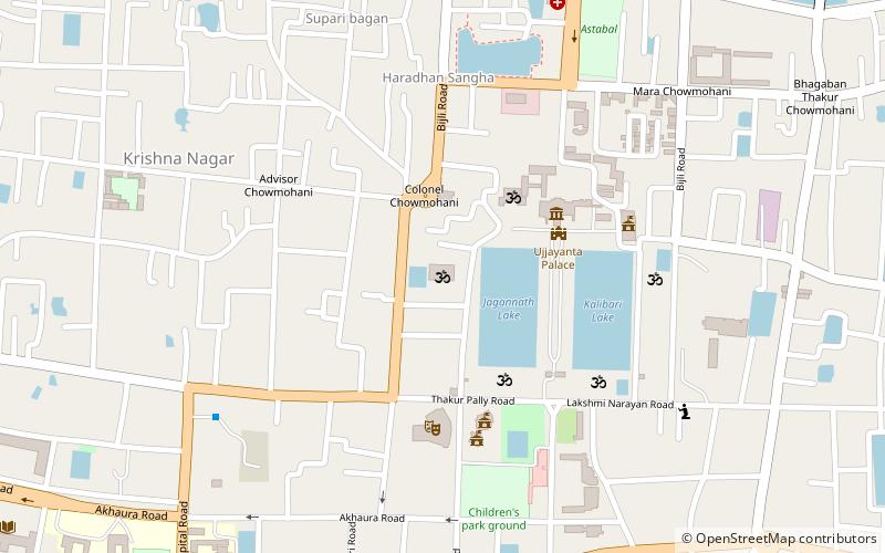 jagannathbari agartala location map