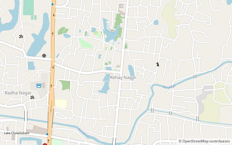 abhoynagar agartala location map