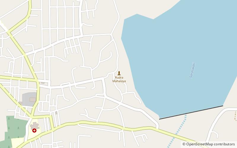 Rudra Mahalaya Temple location map