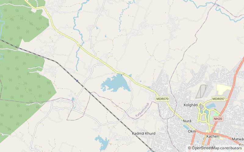 charowa dam hazaribagh location map