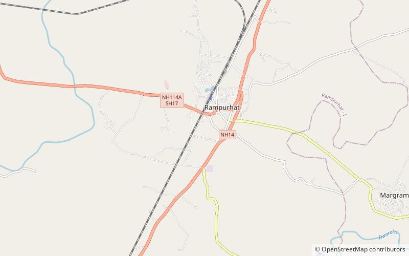 rampurhat subdivision location map