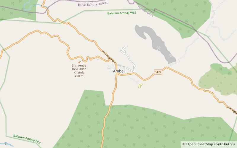 Ambaji location map
