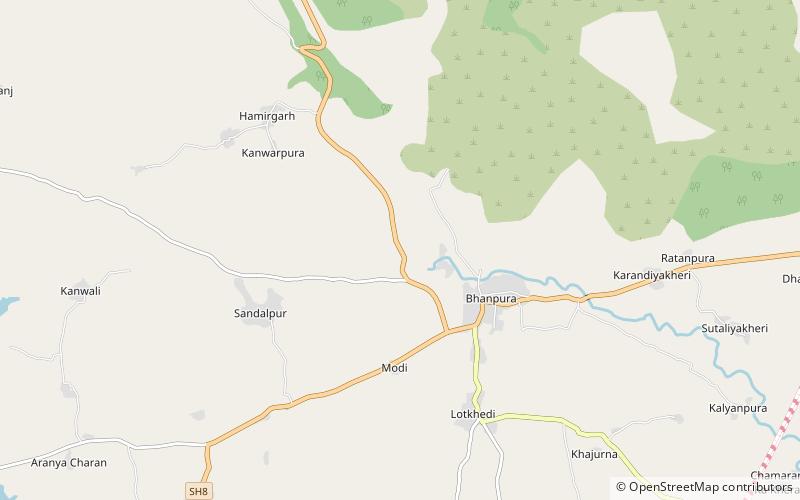 Bhanpura location map