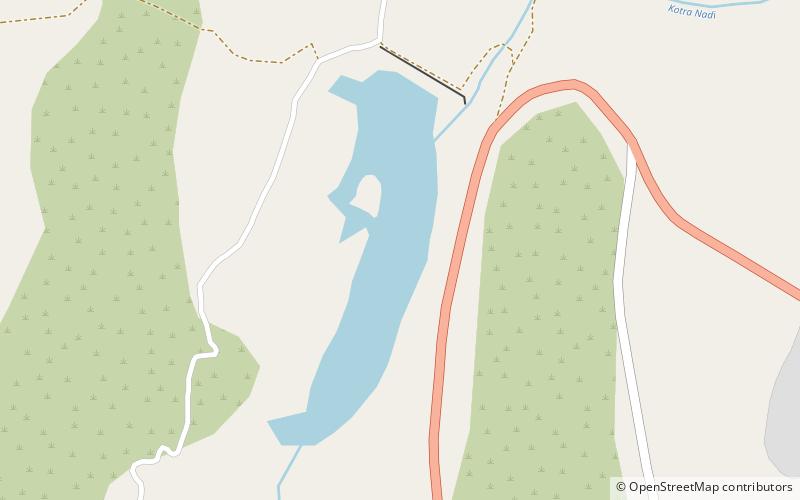 Nandeshwar Lake location map