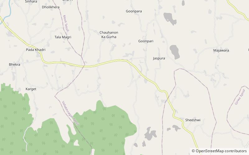 Sanktuarium Dzikiej Przyrody Kumbhalgarh location map