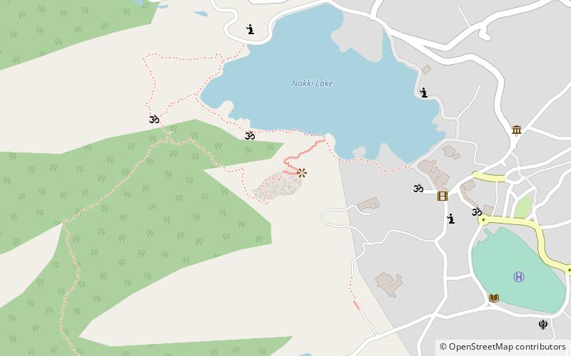 toad rock mount abu location map