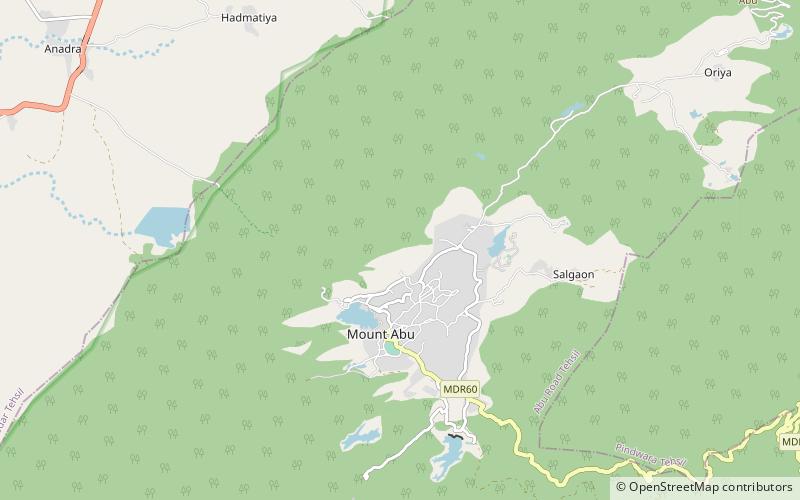 guru shikhar mount abu location map