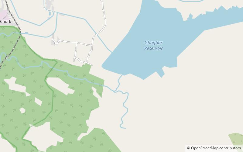 Dhanraul Dam location map