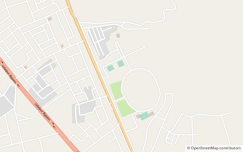 Maharana Pratap Khel Gaon location map