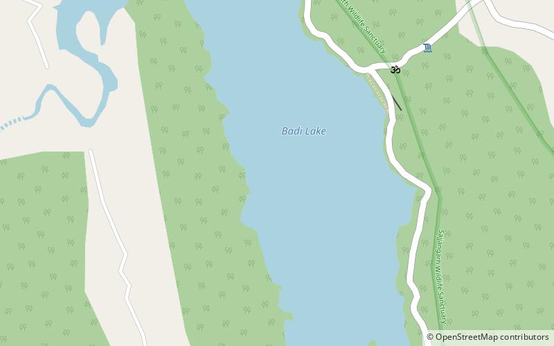 Lake Badi location map