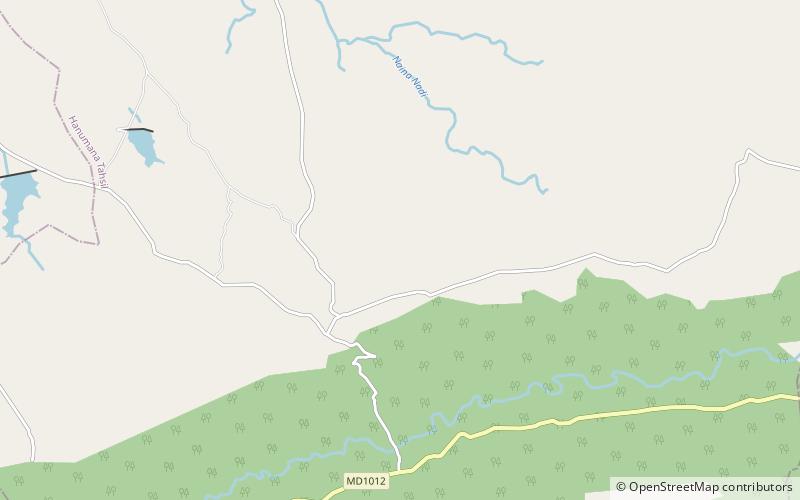 Cordillera de Vindhya location map