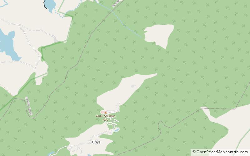 Monte Ābū location map