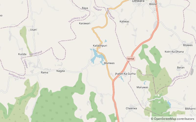 Nagda location map