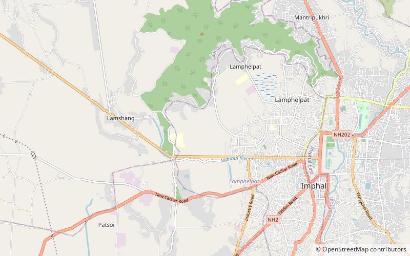 Imphal West district location map