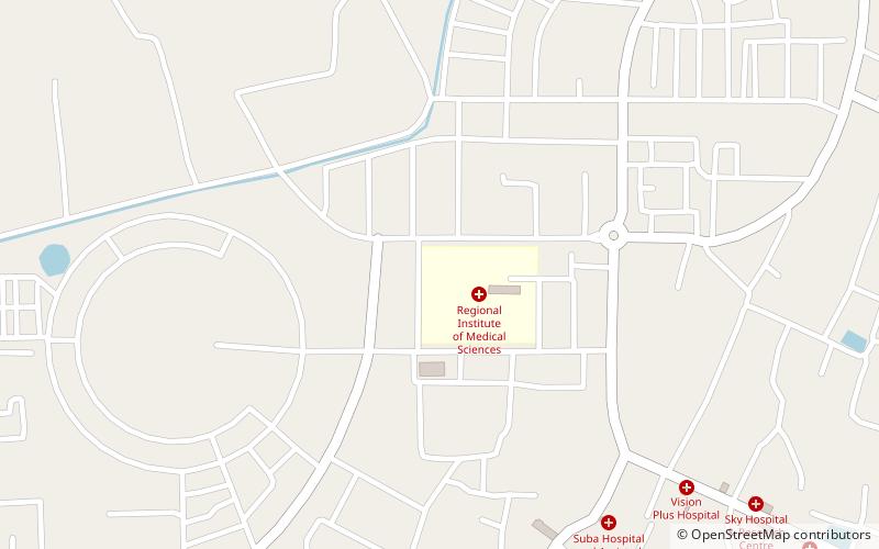 regional institute of medical sciences imphal location map