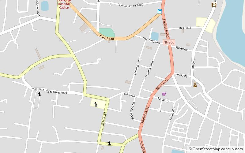 womens college silchar location map