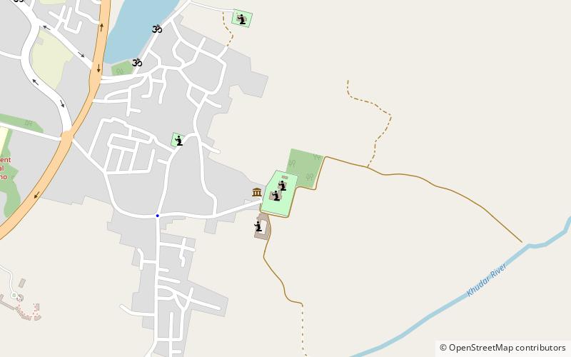 Adinatha temple location map