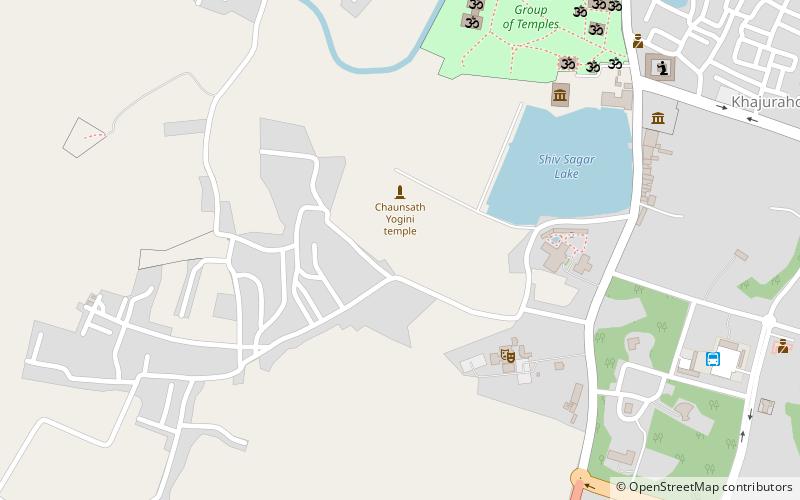 Temple Chausath Yogini location map