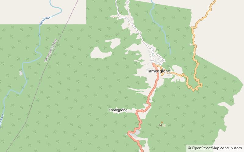 Distrito de Tamenglong location map