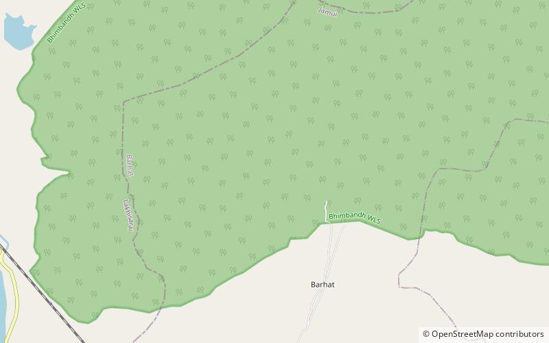 Sanktuarium Dzikiej Przyrody Bhimbandh location map