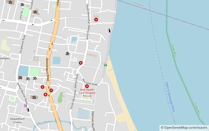 Ganga Mahal Ghat location map
