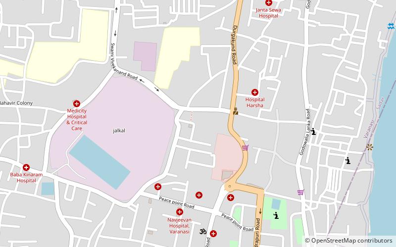 Parshvanath Jain temple location map
