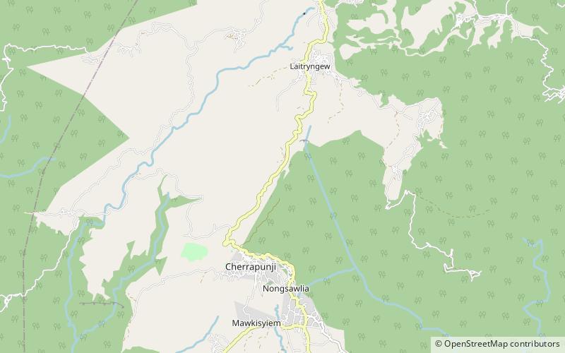 arwah cave cherrapunji location map