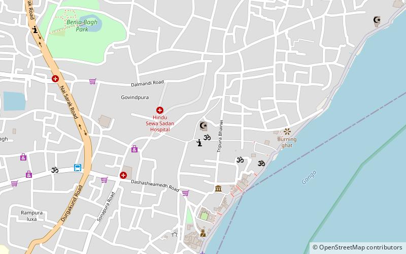 Gyanvapi Mosque location map